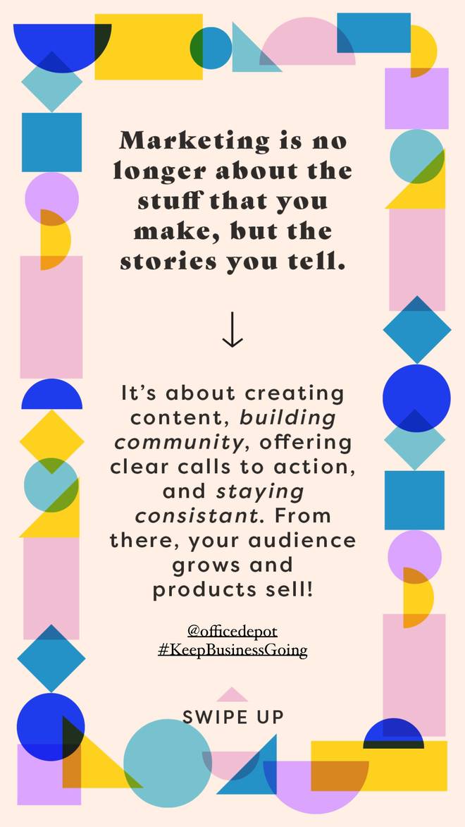 Office Depot sponsored series: marketing is the stories you tell