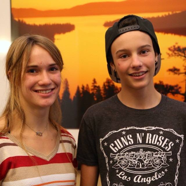 Laura Dekker with Red Bull athlete Cody LaPlante, youth session