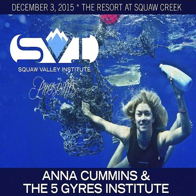 Anna Cummins and 5 Gyres, event creative