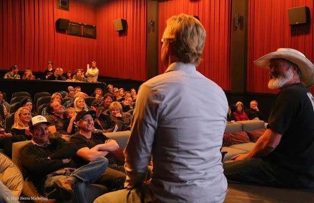 Full house, red curtains, the film about to roll