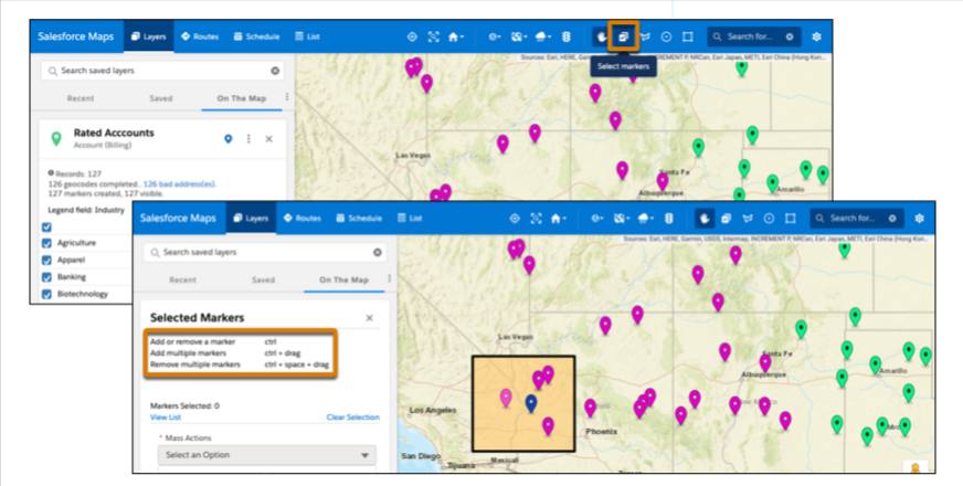 Salesforce Maps, the project and territory database I built